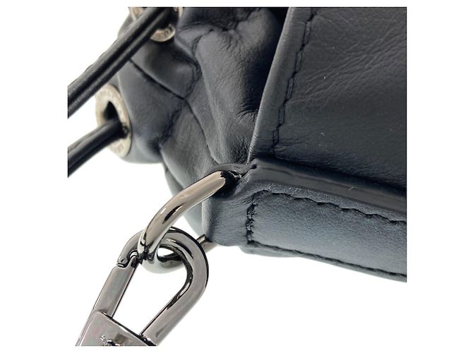 Longchamp Logo Schultertasche Schwarz - Ansicht 11