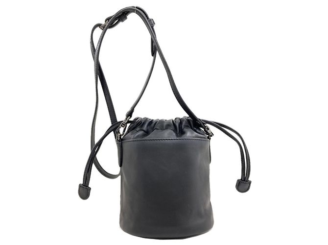 Longchamp Logo Schultertasche Schwarz - Ansicht 2