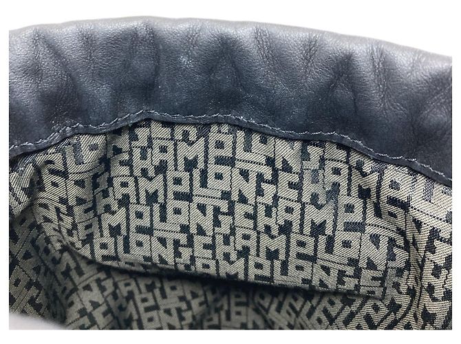 Longchamp Logo Schultertasche Schwarz - Ansicht 8