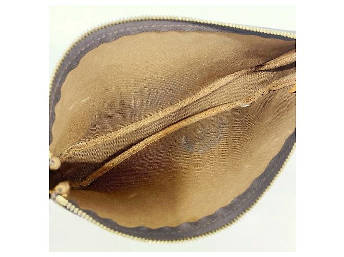 Borsa Louis Vuitton Monogram Pochette Accessoires M51980 Marrone - vista 4