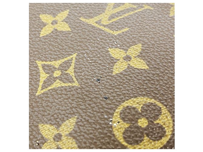 Borsa Louis Vuitton Monogram Pochette Accessoires M51980 Marrone - vista 8