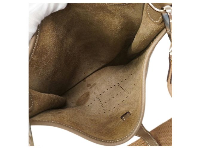 Hermès Borsa a tracolla Hermes Evelyne 3PM Taupe - vista 4