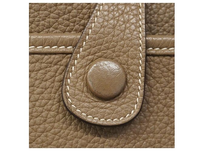 Hermès Borsa a tracolla Hermes Evelyne 3PM Taupe - vista 8
