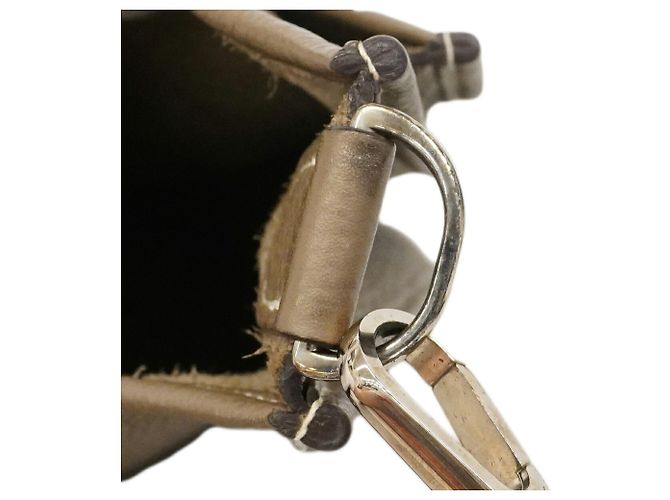 Hermès Borsa a tracolla Hermes Evelyne 3PM Taupe - vista 9