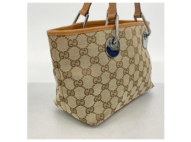 Borsa Gucci GG Canvas in Beige - vista 2