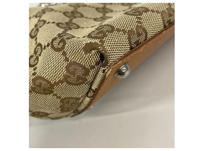 Borsa Gucci GG Canvas in Beige - vista 7