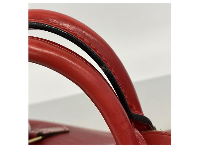 Borsa Louis Vuitton Epi Speedy 25 Rosso - vista 10