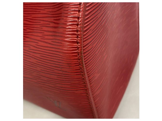 Borsa Louis Vuitton Epi Speedy 25 Rosso - vista 7