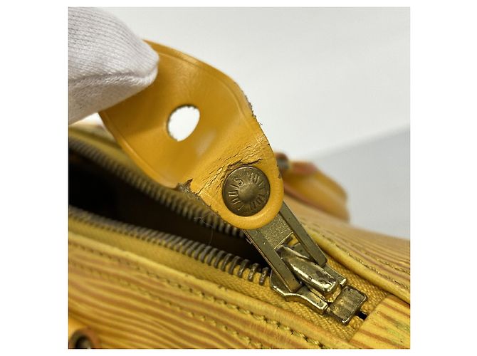 Borsa Louis Vuitton Epi Speedy 25 M43019 Giallo - vista 10