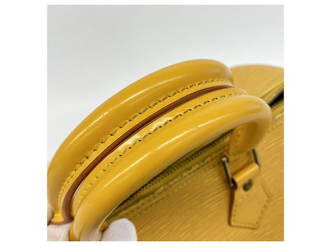 Borsa Louis Vuitton Epi Speedy 25 M43019 Giallo - vista 12