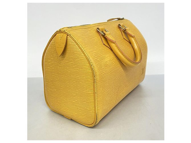 Borsa Louis Vuitton Epi Speedy 25 M43019 Giallo - vista 2