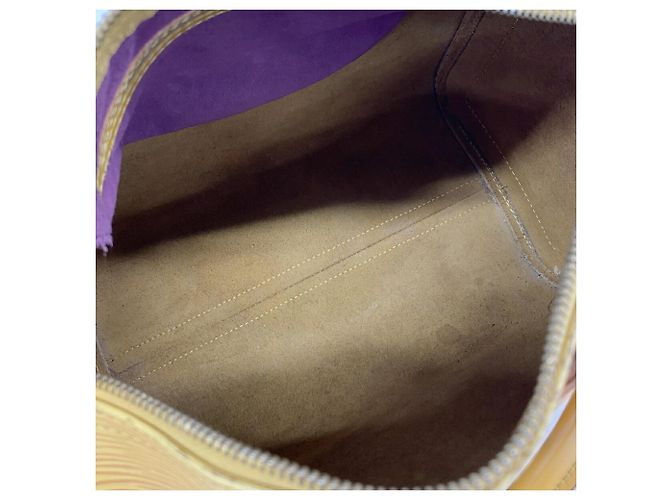 Borsa Louis Vuitton Epi Speedy 25 M43019 Giallo - vista 4