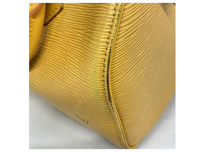 Borsa Louis Vuitton Epi Speedy 25 M43019 Giallo - vista 6