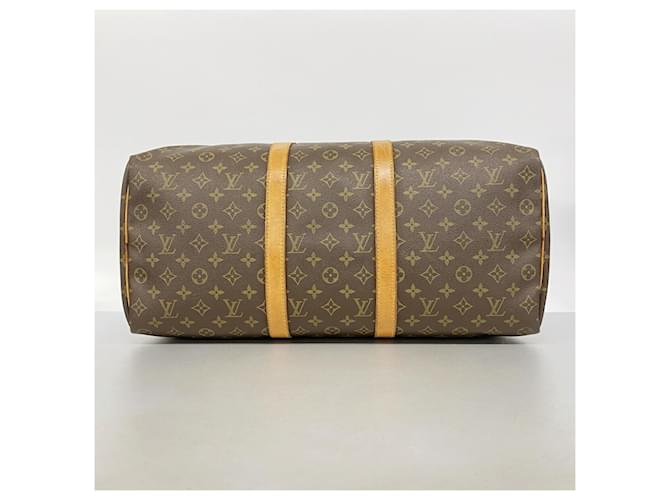 Louis Vuitton Boston Monogram Keepall 50 Marrone - vista 3