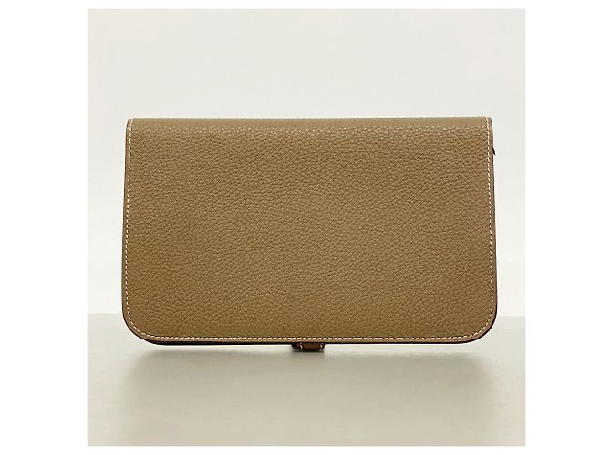Hermès Cartera larga Hermes Dogon GM Gris pardo - vista 9