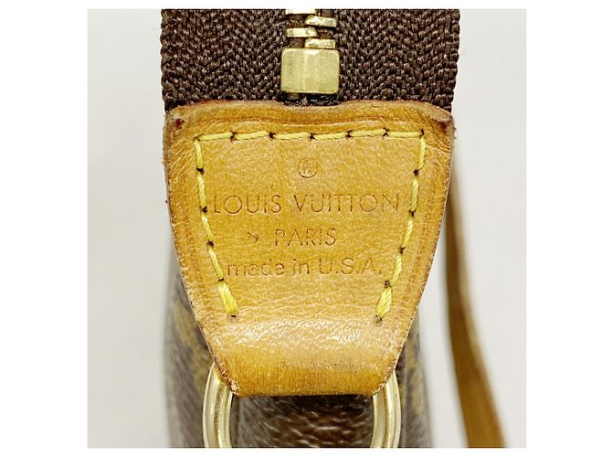 Louis Vuitton Monogram Pochette Accessoires Tasche Braun - Ansicht 5