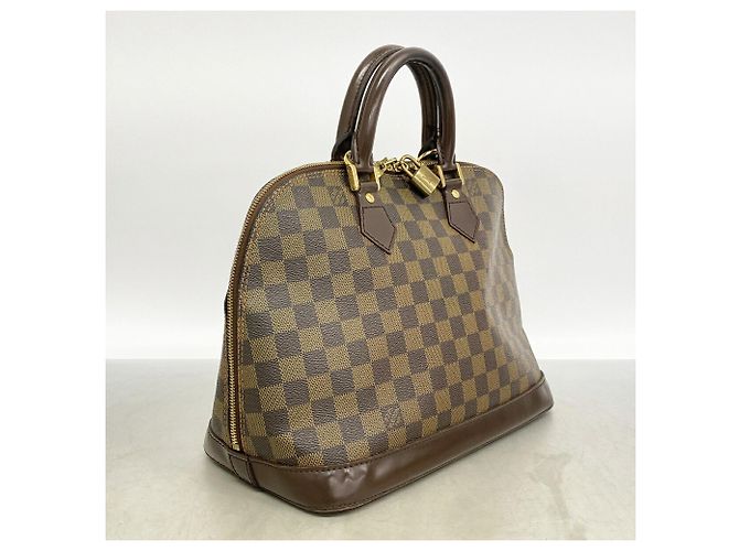 Borsa a mano Louis Vuitton Damier Alma N51131 Ebene Damier ebene - vista 2