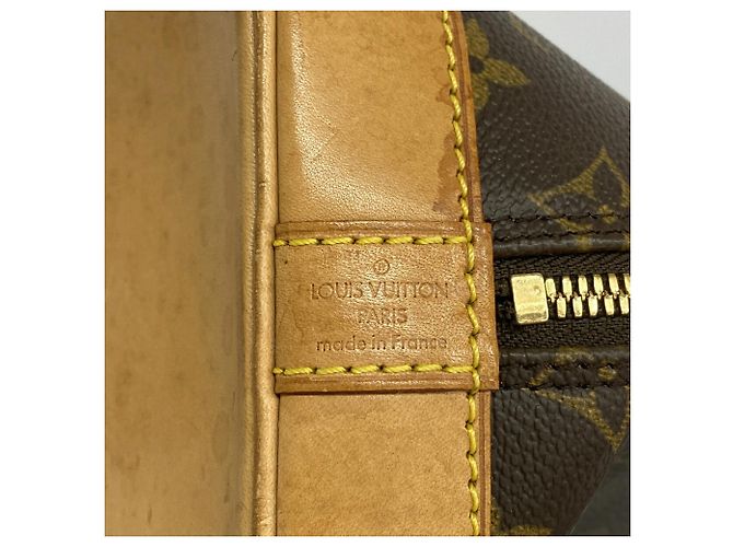 Borsa a mano Louis Vuitton Alma Monogram Marrone - vista 5