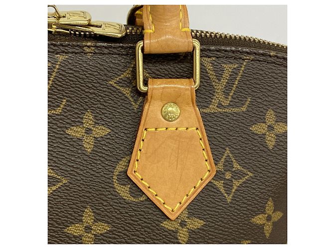 Borsa a mano Louis Vuitton Alma Monogram Marrone - vista 7
