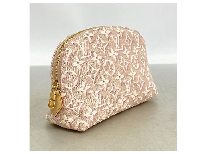 Louis Vuitton Monogram Jacquard Pochette Tic PM Rosa - vista 2