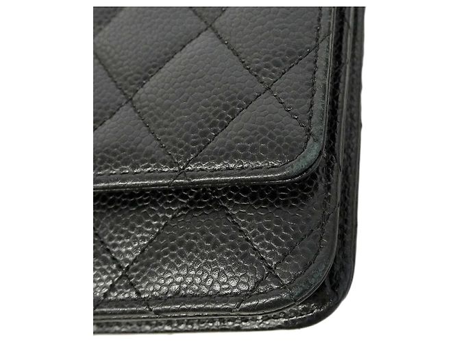 Portafoglio a spalla con catena Chanel Matelassé Nero - vista 7