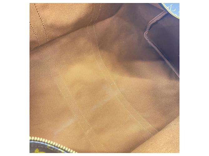 Louis Vuitton Boston Monogram Keepall 55 Marrone - vista 4