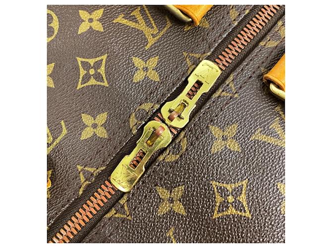 Louis Vuitton Boston Monogram Keepall 50 Marrone - vista 10