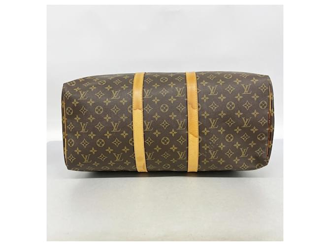 Louis Vuitton Boston Monogram Keepall 50 Marrone - vista 3