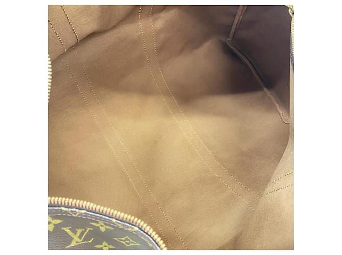 Louis Vuitton Boston Monogram Keepall 50 Marrone - vista 4