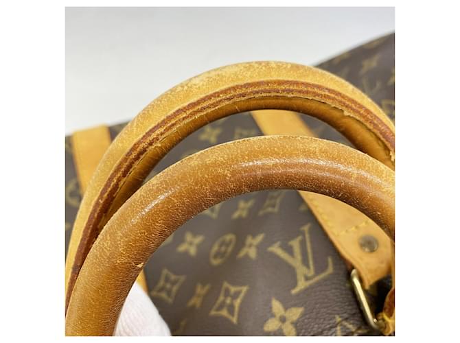 Louis Vuitton Boston Monogram Keepall 50 Marrone - vista 8