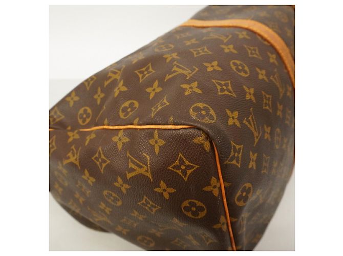 Borsa Louis Vuitton Boston Monogram Keepall 50 Marrone - vista 6