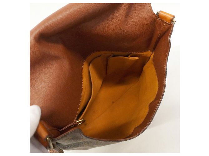 Borsa a tracolla Louis Vuitton Monogram Musette Marrone - vista 4
