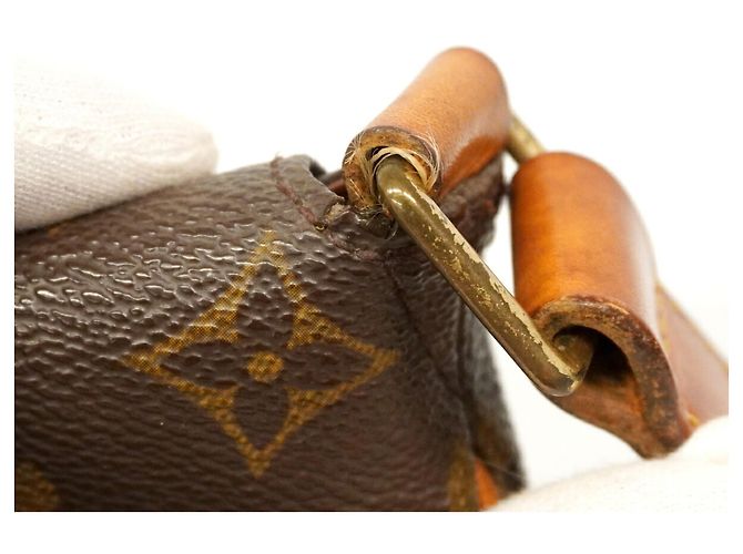 Borsa a tracolla Louis Vuitton Monogram Musette Marrone - vista 6