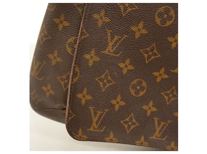 Borsa a tracolla Louis Vuitton Monogram Musette Marrone - vista 8