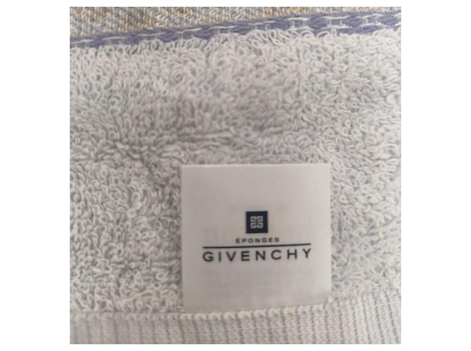 Givenchy Baumwoll-Handtuch Set - 2 Stück Weiß Blau Beige - Ansicht 10