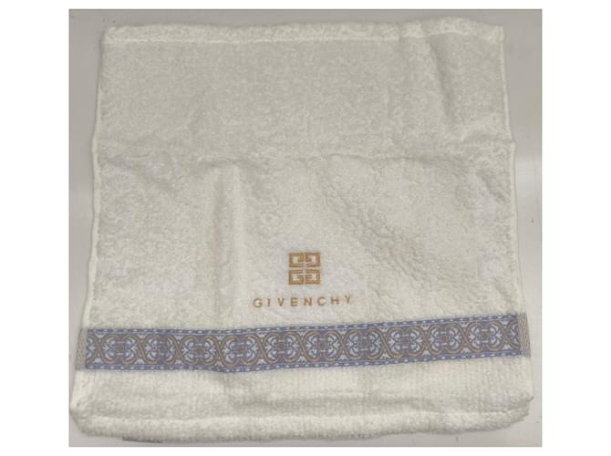 Givenchy Baumwoll-Handtuch Set - 2 Stück Weiß Blau Beige - Ansicht 6