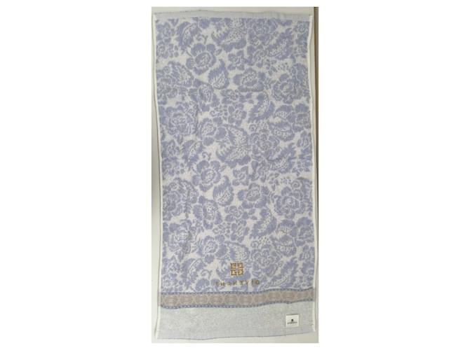 Givenchy Baumwoll-Handtuch Set - 2 Stück Weiß Blau Beige - Ansicht 7