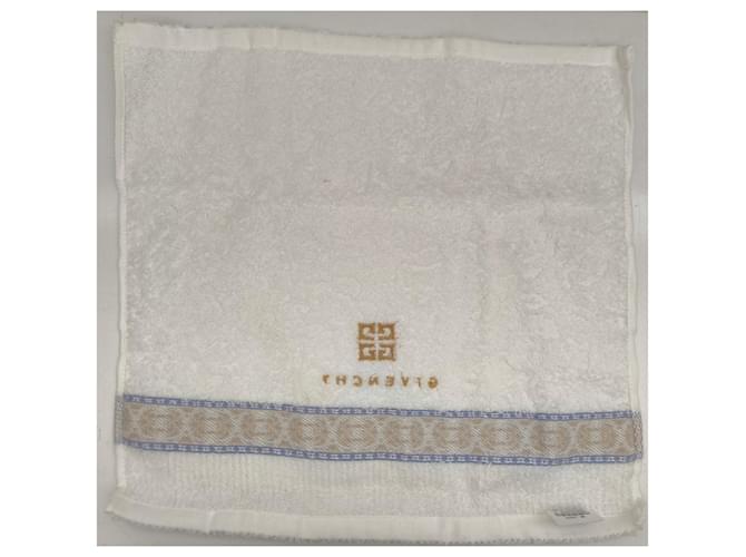 Givenchy Baumwoll-Handtuch Set - 2 Stück Weiß Blau Beige - Ansicht 8