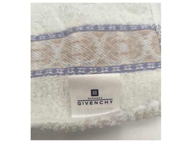 Givenchy Baumwoll-Handtuch Set - 2 Stück Weiß Blau Beige - Ansicht 9