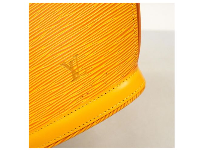 Borsa Louis Vuitton Epi Saint Jacques Giallo - vista 10