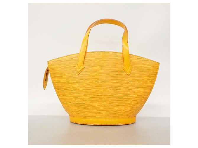 Borsa Louis Vuitton Epi Saint Jacques Giallo - vista 11