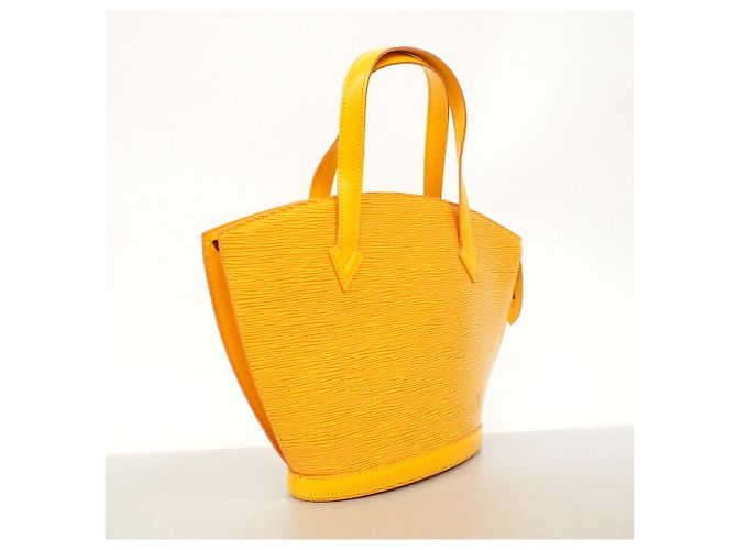 Borsa Louis Vuitton Epi Saint Jacques Giallo - vista 2