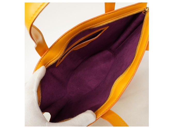 Borsa Louis Vuitton Epi Saint Jacques Giallo - vista 4