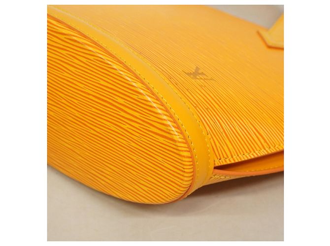 Borsa Louis Vuitton Epi Saint Jacques Giallo - vista 8
