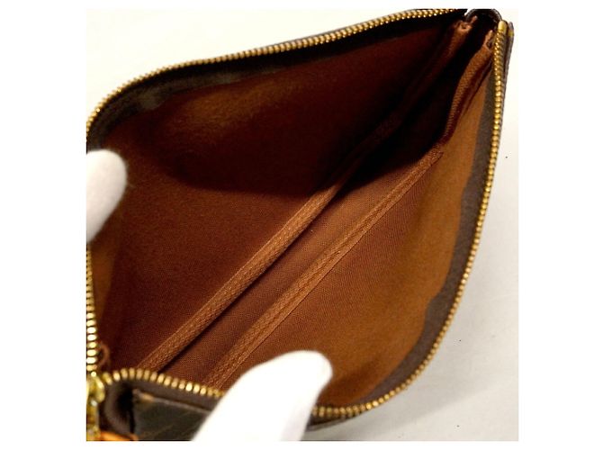 Borsa Pochette Accessoires Monogram Louis Vuitton Marrone - vista 4