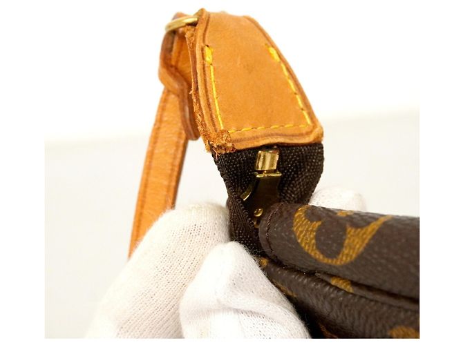 Borsa Pochette Accessoires Monogram Louis Vuitton Marrone - vista 6
