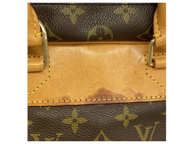 Louis Vuitton Monogram Deauville Handbag Brown - view 10