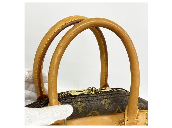 Louis Vuitton Monogram Deauville Handbag Brown - view 11