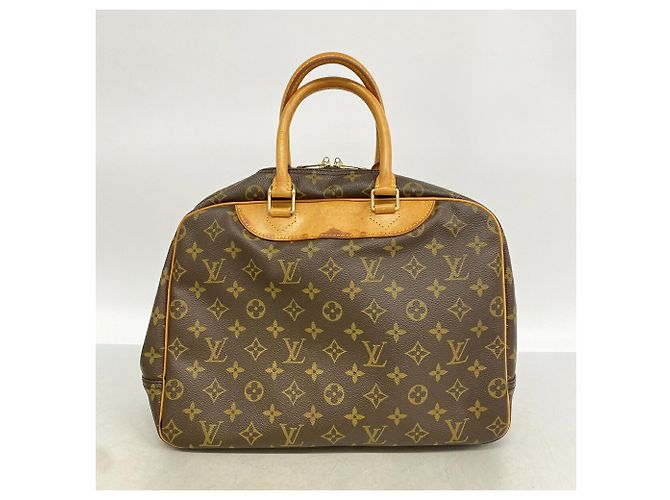 Louis Vuitton Monogram Deauville Handbag Brown - view 12