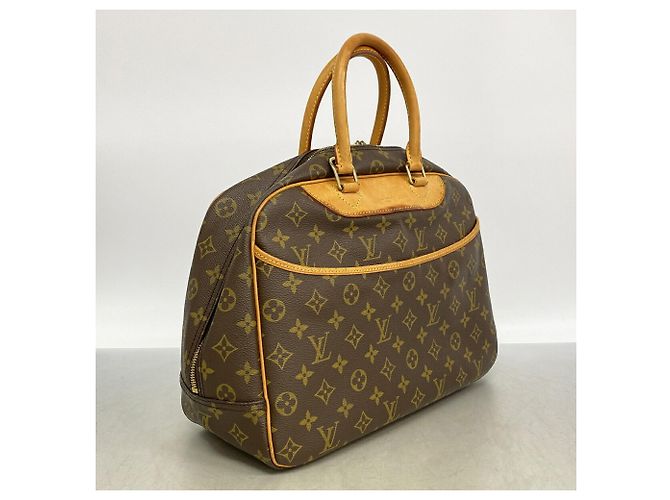 Louis Vuitton Monogram Deauville Handbag Brown - view 2